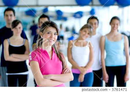 Woman at the gym Woman at the gym 3761471