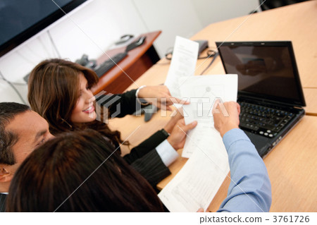 business group at the office 3761726