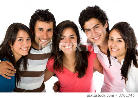 Happy group of friends 3761745