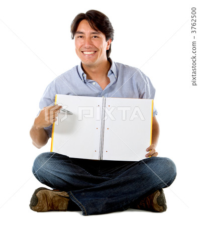 Male student with a notebook Male student with a notebook 3762500