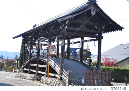 dismounted bridge, spring miyashita mabashi, an arched bridge 3762548