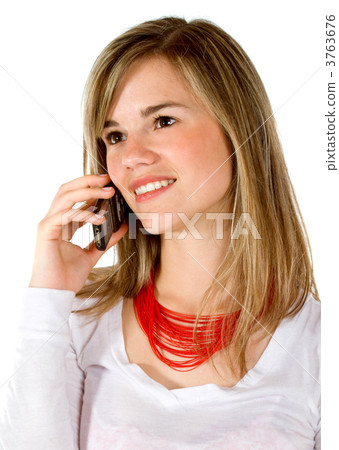 Beautiful woman on the phone 3763676