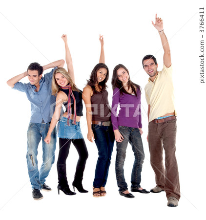 Excited friends Excited friends 3766411