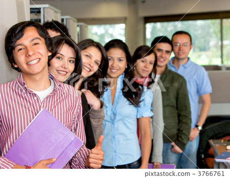 Students at the library 3766761