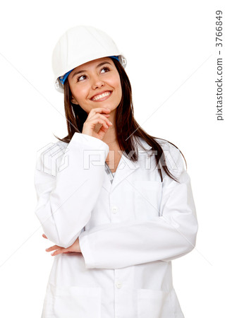 Beautiful female engineer Beautiful female engineer 3766849