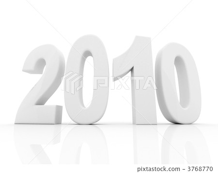 illustration 2010 year 3768770