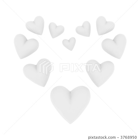 Hearts in 3D Hearts in 3D 3768950