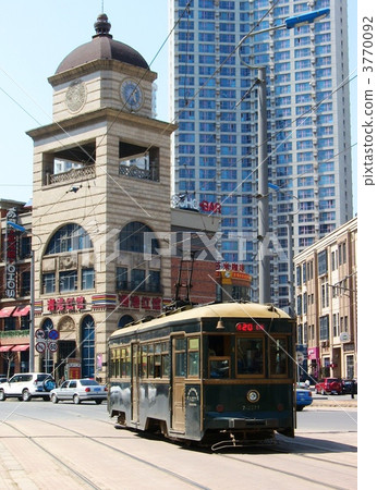 China Dalian tram 3770092