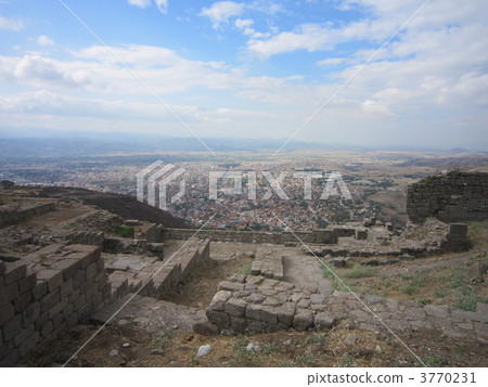 Acropolis ruins of Turkey and Bergama 3770231