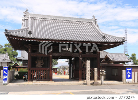 四國神社地方77號佛教'Dōkyuji'尼門門 四國神社地方77號佛教'Dōkyuji'尼門門 3770274