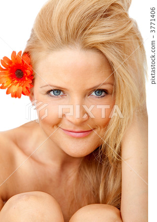 Beautiful woman isolated 3771406