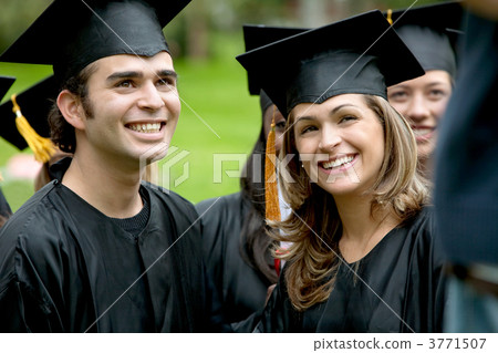 Graduate student outdoors 3771507