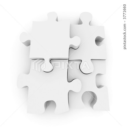 Jigsaw puzzle isolated Jigsaw puzzle isolated 3771660