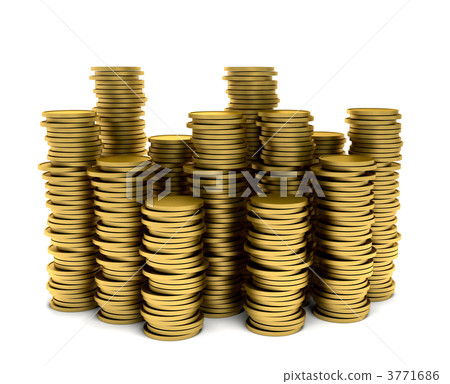 Piles of coins Piles of coins 3771686