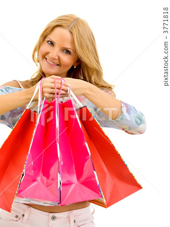 Woman with shopping bags Woman with shopping bags 3771818