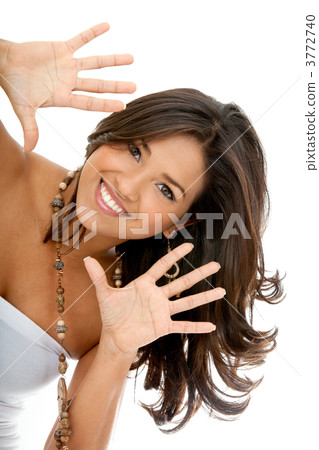 Beautiful happy woman Beautiful happy woman 3772740