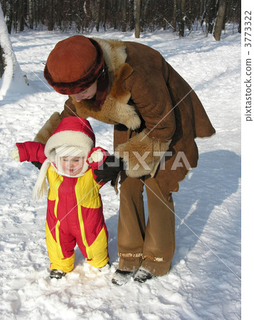 first step baby. winter 2 3773322