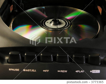 compact disk in player compact disk in player 3773365