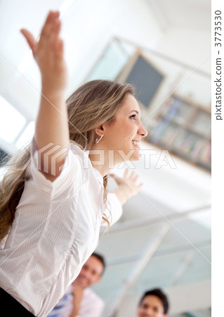 Happy business woman 3773530