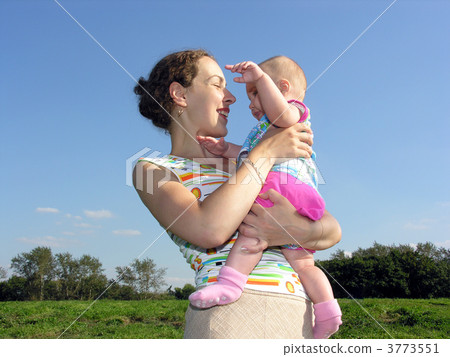 mother with baby mother with baby 3773551