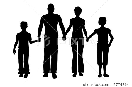 family of four vector 3774864