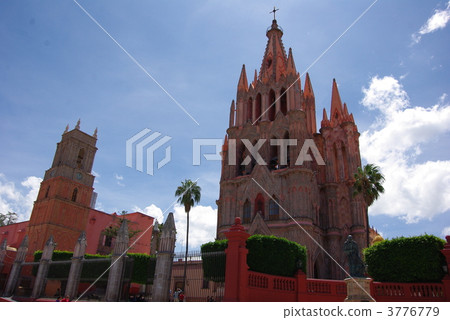 中世紀城市墨西哥聖米格爾德阿連德 3776779