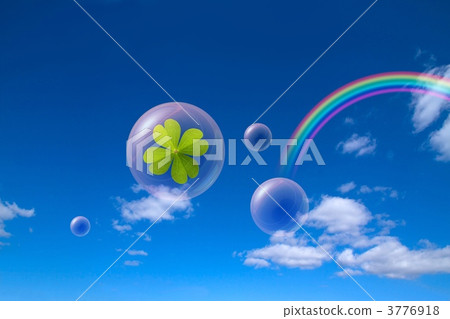 Shiroko no clover and rainbow 3776918