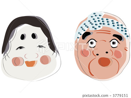 Okame and possibly a side face Okame and possibly a side face 3779151