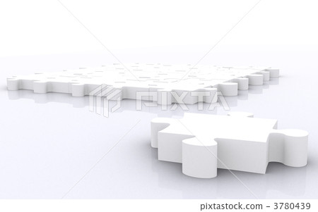 puzzle piece in front of a big puzzle puzzle piece in front of a big puzzle 3780439