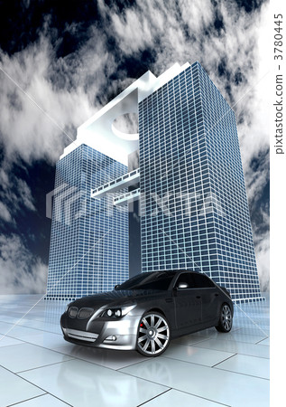 car in a corporate environment car in a corporate environment 3780445