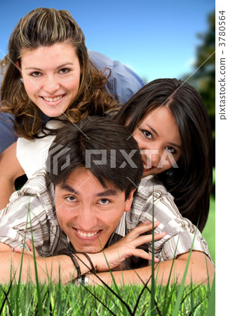 happy family outdoors happy family outdoors 3780564