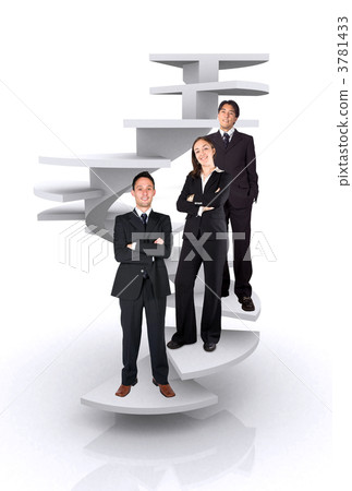 business team work - corporate ladder 3781433