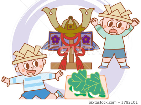 Children's day helmet and Kashihashi Children's day helmet and Kashihashi 3782101