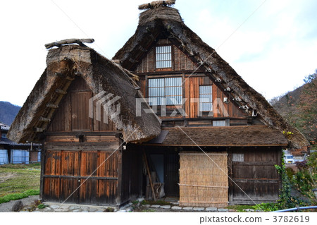 歷史建築 白川鄉 街景 3782619