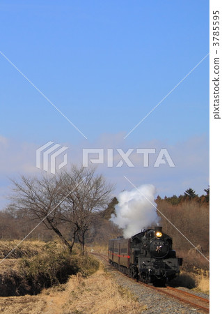蒸汽機車 火車 列車 3785595