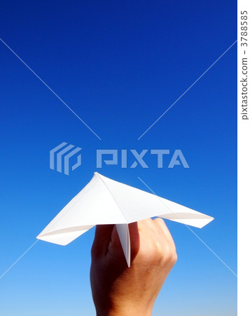 藍天和紙飛機 藍天和紙飛機 3788585