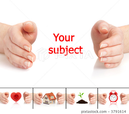 Hands with an empty place 3791614