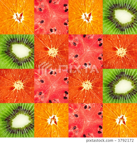 Grapefruit  orange  kiwi  watermelon 3792172