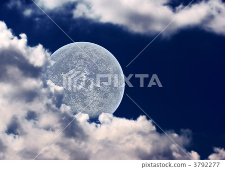 The moon in clouds 3792277