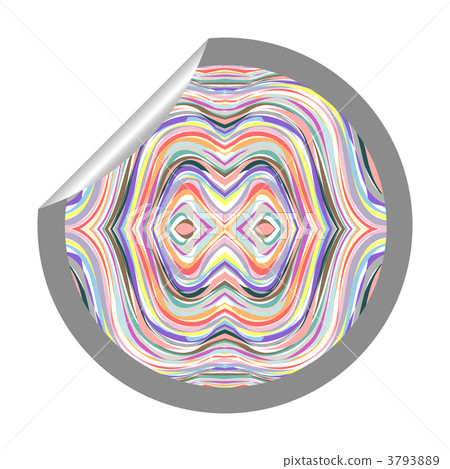 abstract tunnel sticker isolated on white abstract tunnel sticker isolated on white 3793889