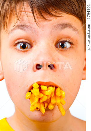 child and fast food child and fast food 3794501