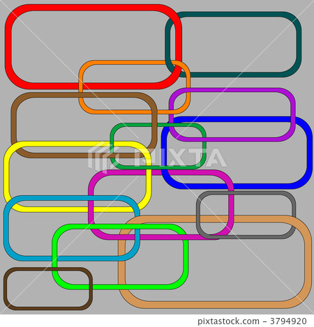 chain in colors - Stock Illustration [3794920] - PIXTA