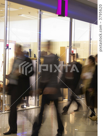 People in suits going for work in office People in suits going for work in office 3795620