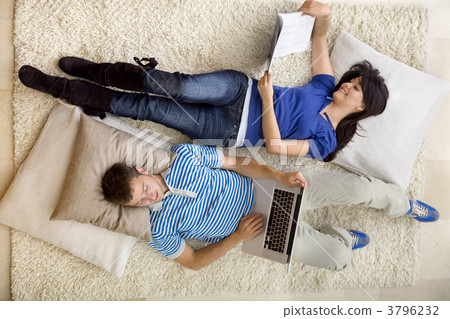 Couple relaxing Couple relaxing 3796232