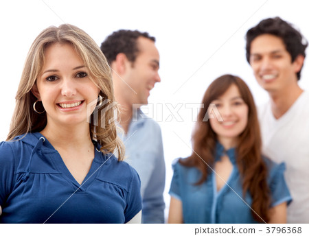 Casual group of friends 3796368