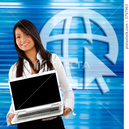 Smiley business woman Smiley business woman 3797963