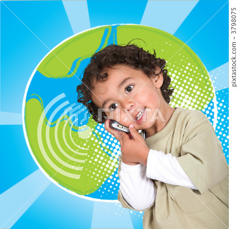 little boy on the phone 3798075