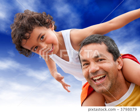 Father and son outdoors Father and son outdoors 3798079