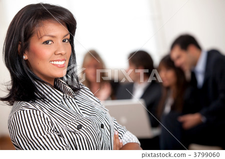 Business woman smiling 3799060