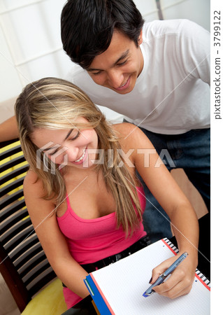 Young people studying Young people studying 3799122